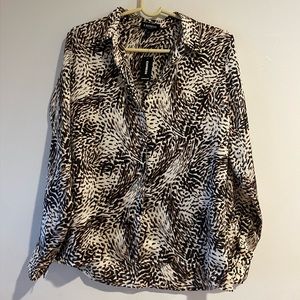 NWT Animal Print Express Portofino Blouse